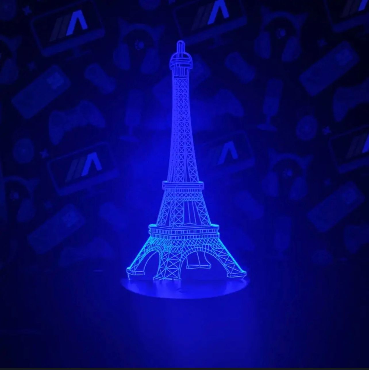  3d led light paris 3d61