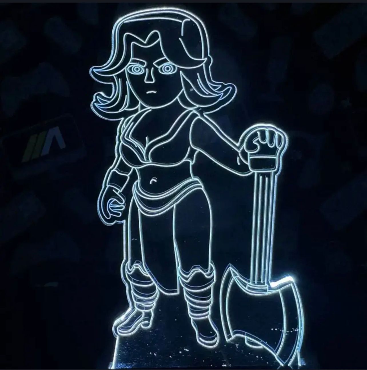 Clash Of Clans valkyrie LED Lamp