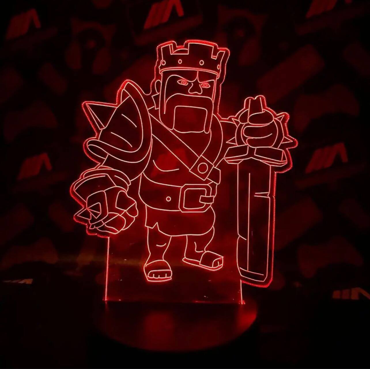 Clash Of Clans Barbarian LED Lamp