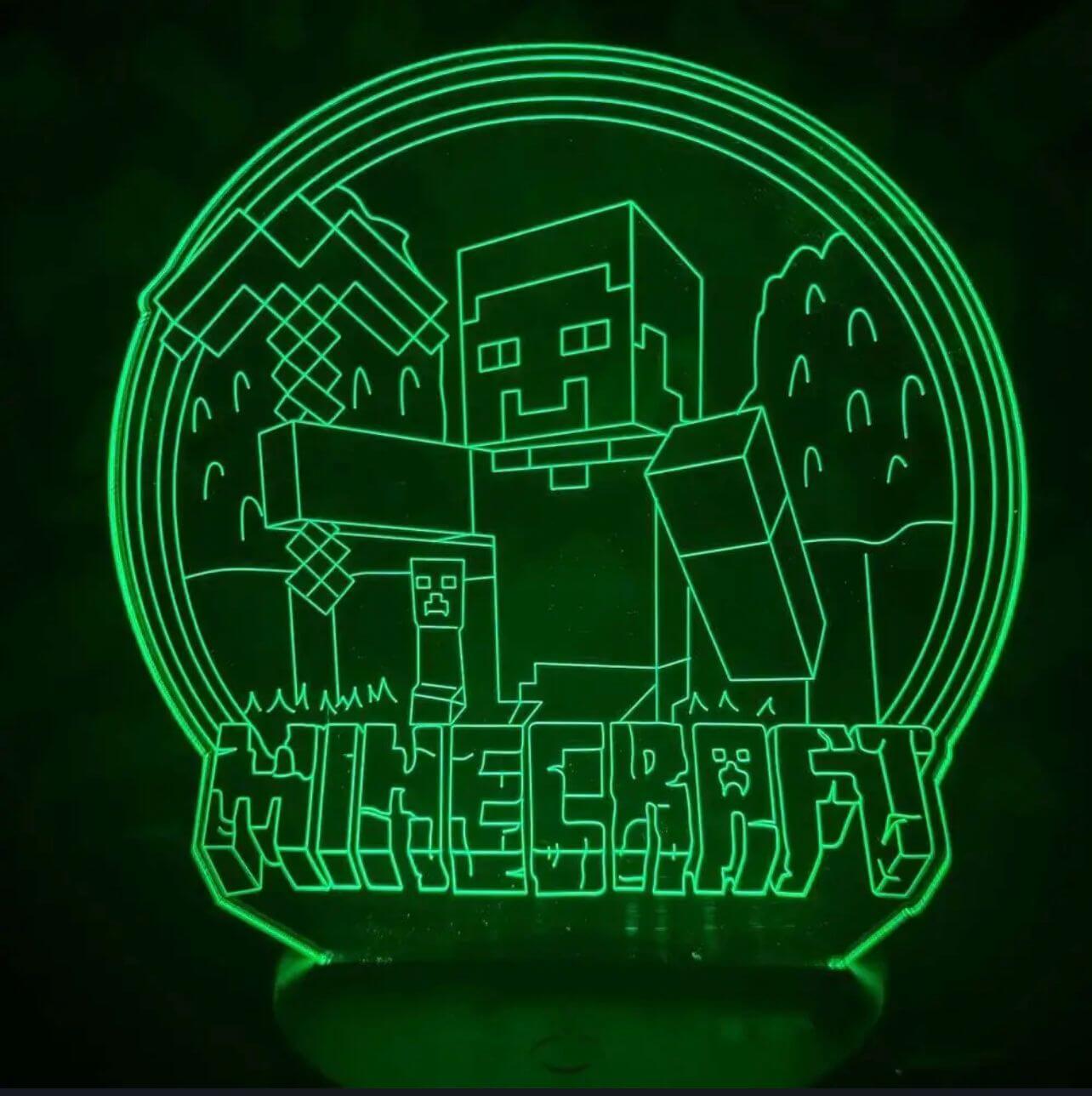 3d Led Light Minecraft 3d86