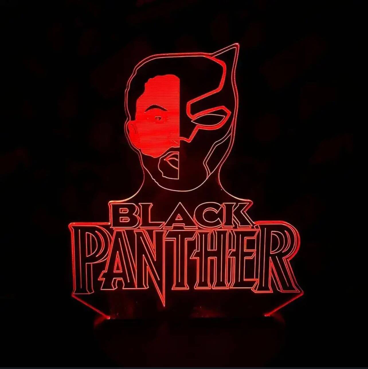 Black Panther LED Lamp