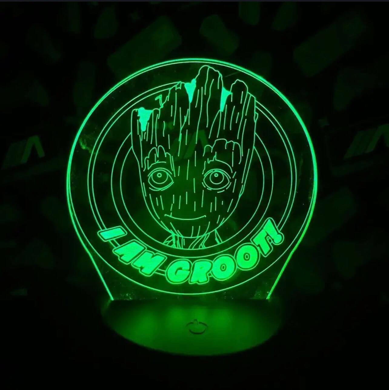 3d led light groot 3d101