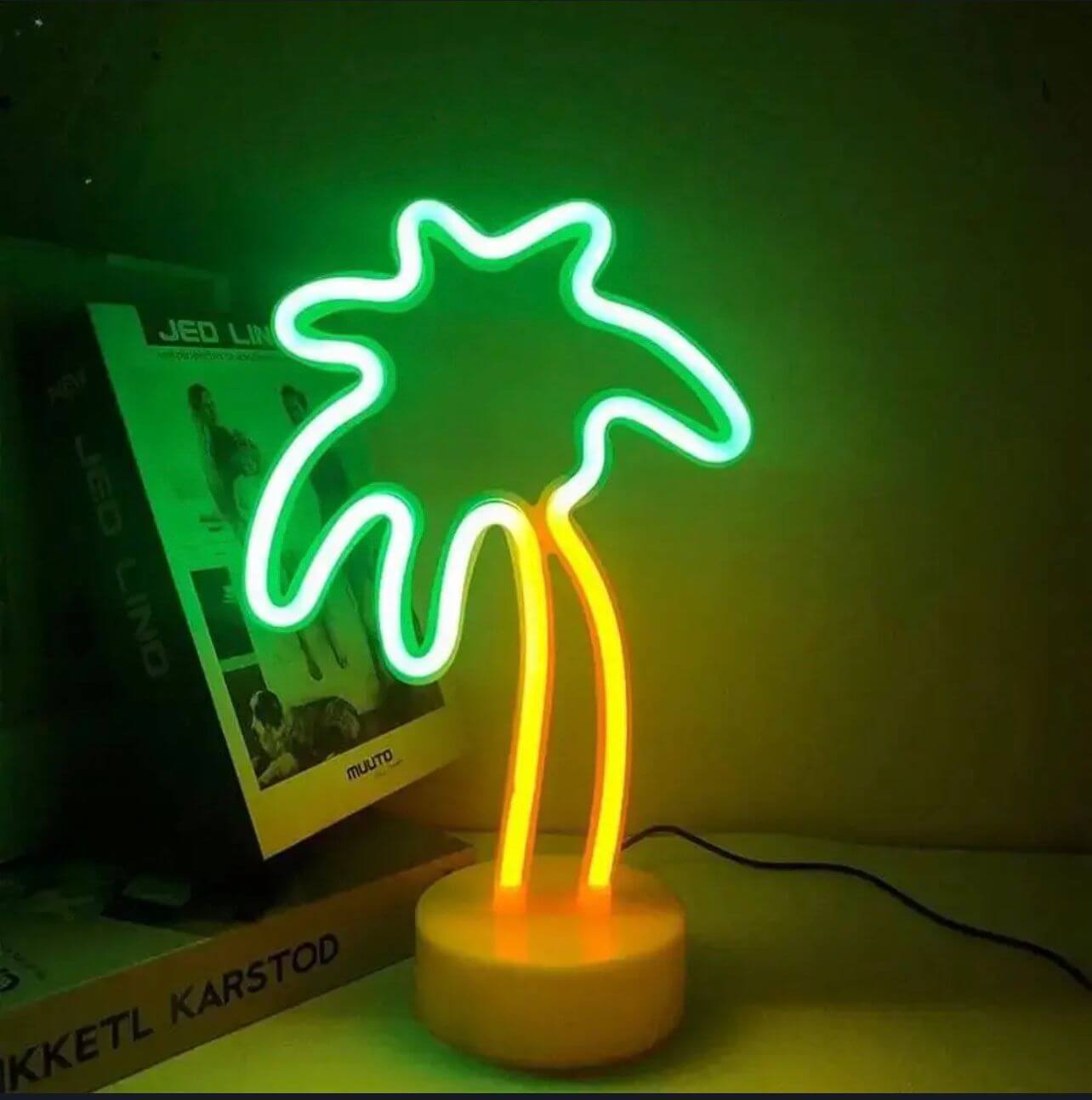 LED MODELING LAMP COCONUT TREE WITH STAND