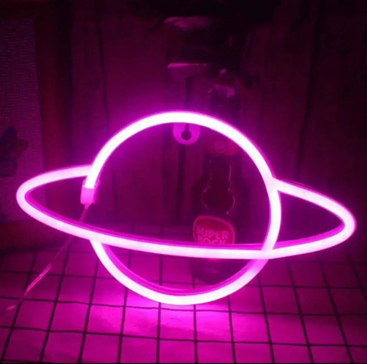 LED MODELING LAMP PLANET PINK