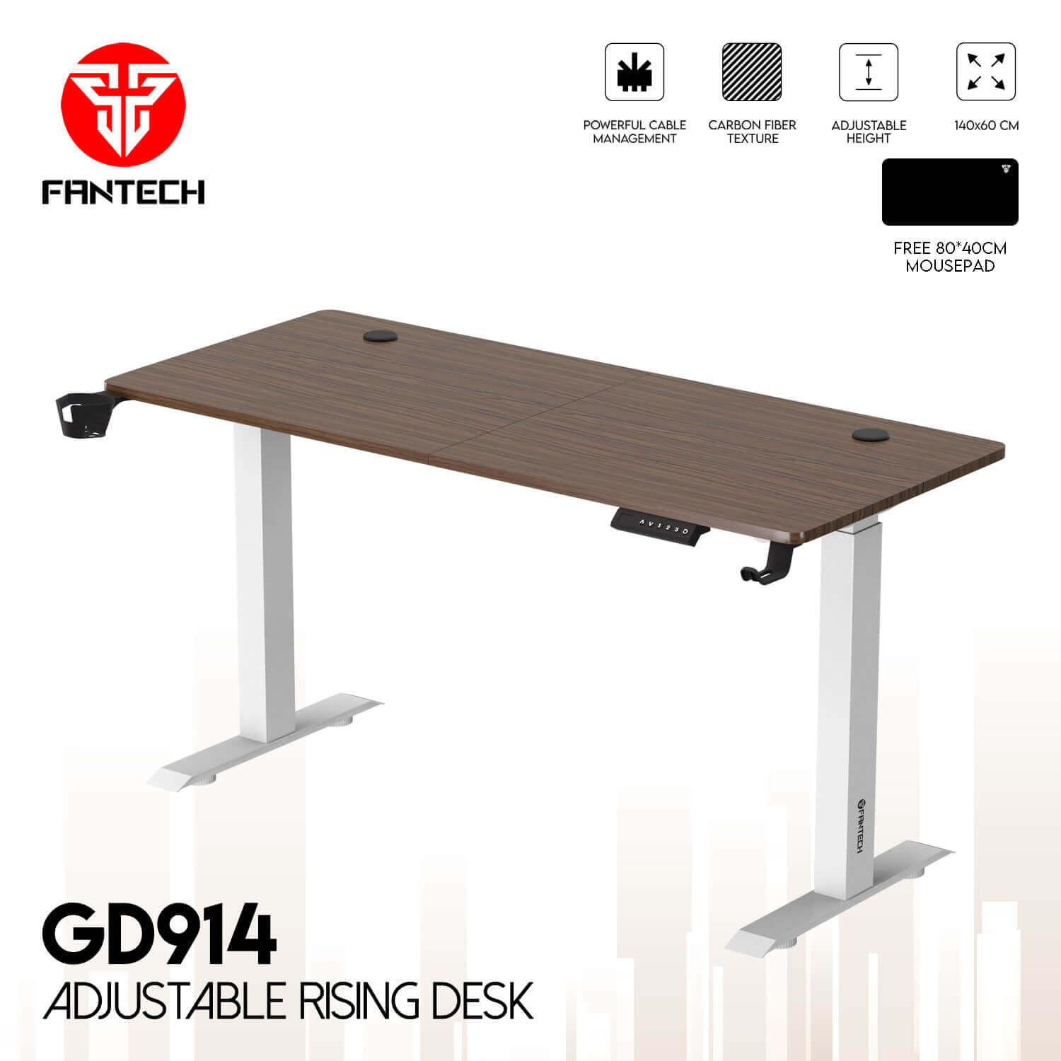 Gaming Table Fantech GD914 Dare GT39 - White