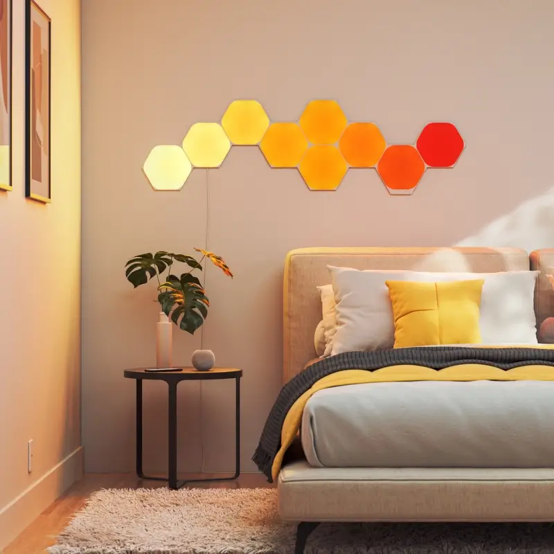 Nanoleaf Shapes Hexagons Smarter Kit – 9 Panels | Ari Gaming