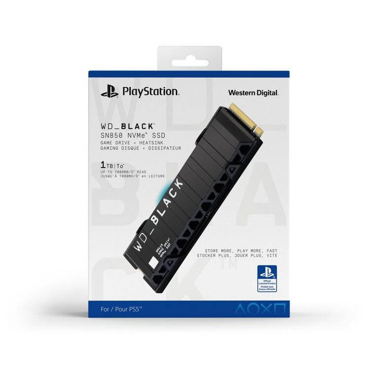 WD_BLACK SN850 NVMe SSDی ٤ تێرابایت بۆ پلەیستەیشن ٥