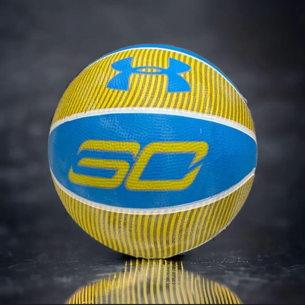 Basketball Ball Under Armour Yellow Blue