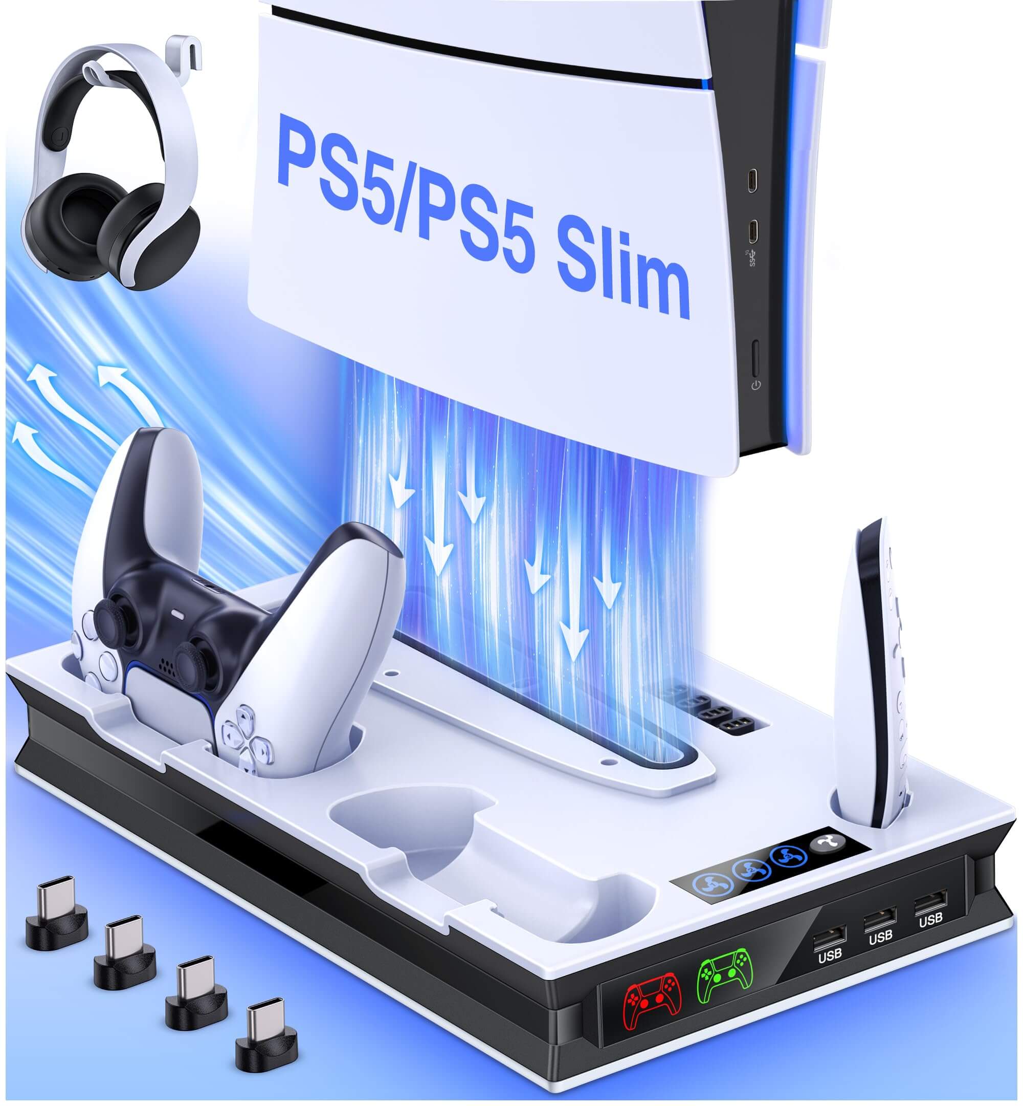 Divo PS5 Cooling Station With Controller Charger
