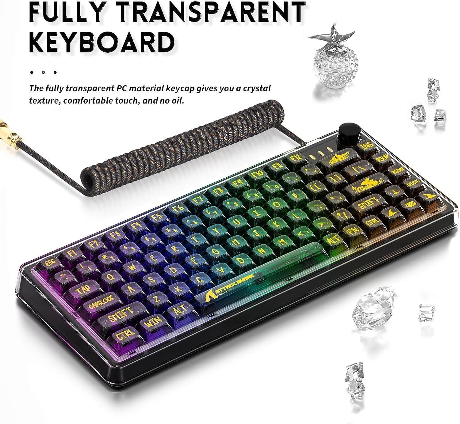 ATTACK SHARK K75 Mechanical Keyboard – 6972792470351 | Ari Gaming
