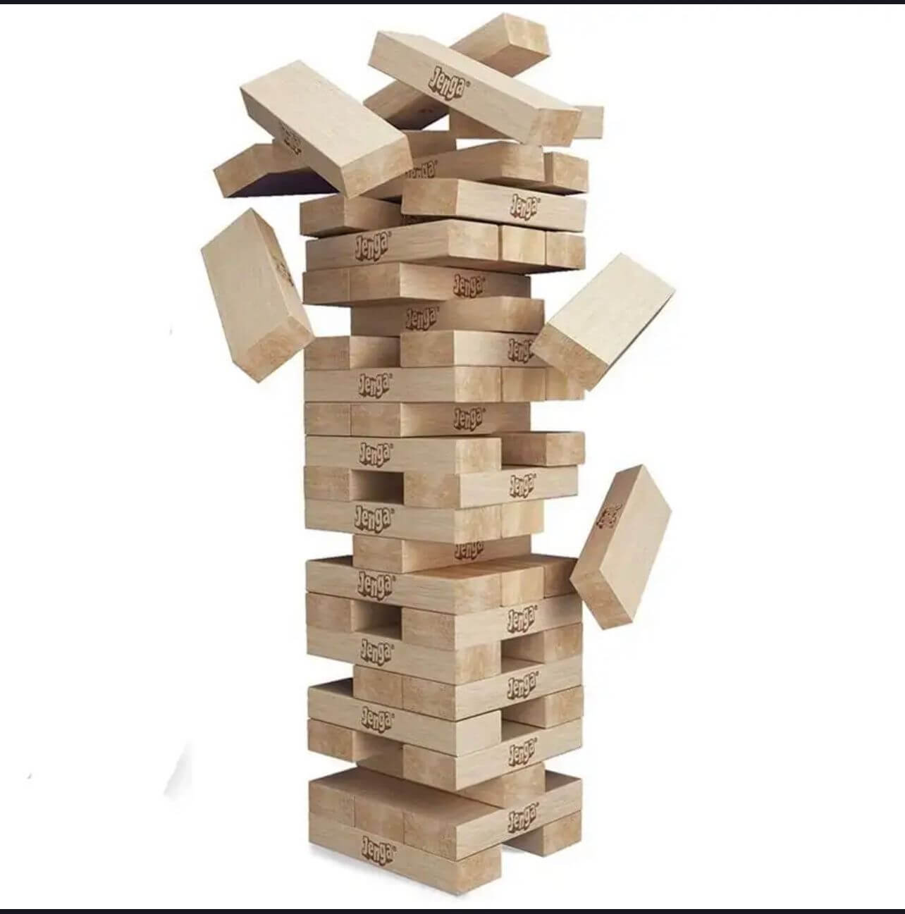 Jenga Wiss Toy 54 Wood Pcs