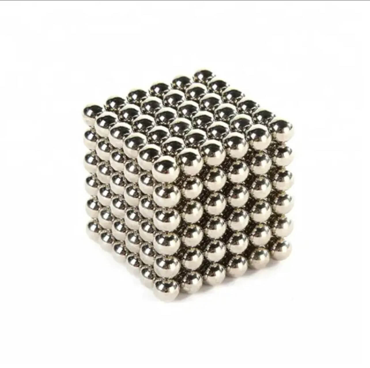 Magnetic Blocks – 216pcs, 3mm Silver