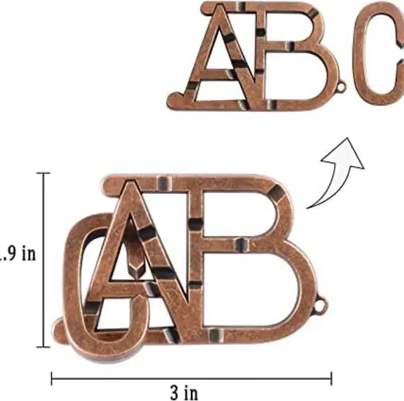 Brain Teaser ABC Lock IQ 2