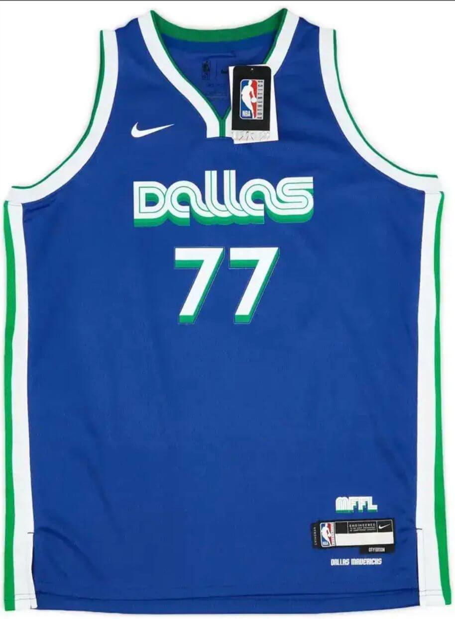 Dallas Basketball Jersey – Blue (Medium)