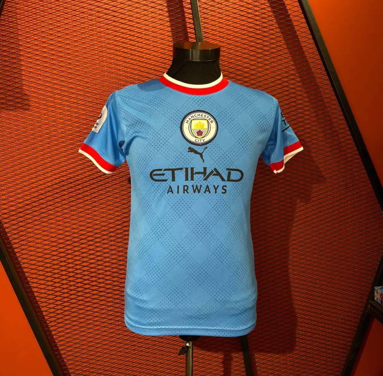 Manchester City Blue T-Shirt with Shorts for Kids (Age 3 Years)