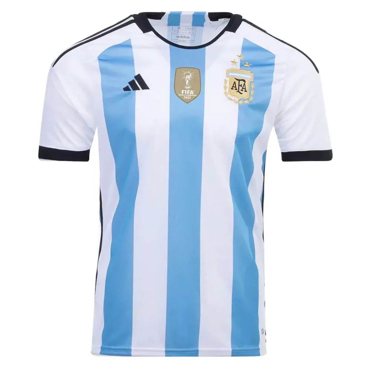 طقم تيشيرت وشورت منتخب الأرجنتين - أبيض وسماوي (L)