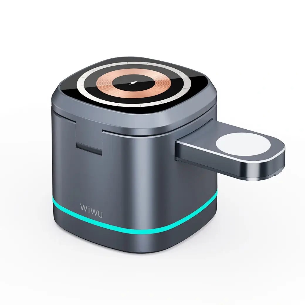 WiWU 3-in-1 Rubik’s Cube Wireless Charger Wi-W024 – Fast Charging